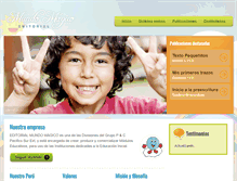Tablet Screenshot of editorialmundomagico.com
